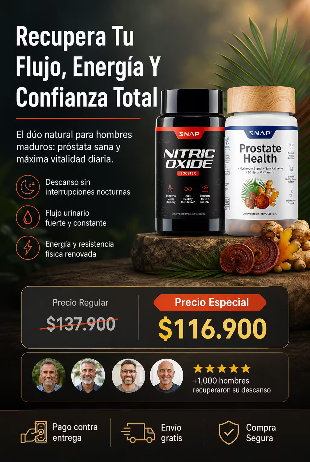 Combo Prostate Health Nitric Oxide