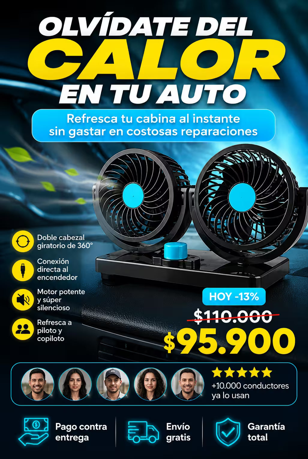 Ventilador para carro